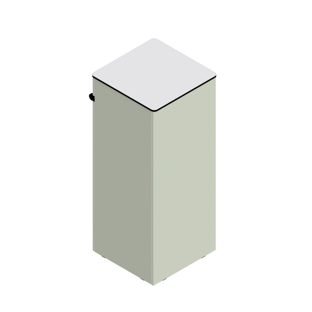 Portable square exhibition plinth