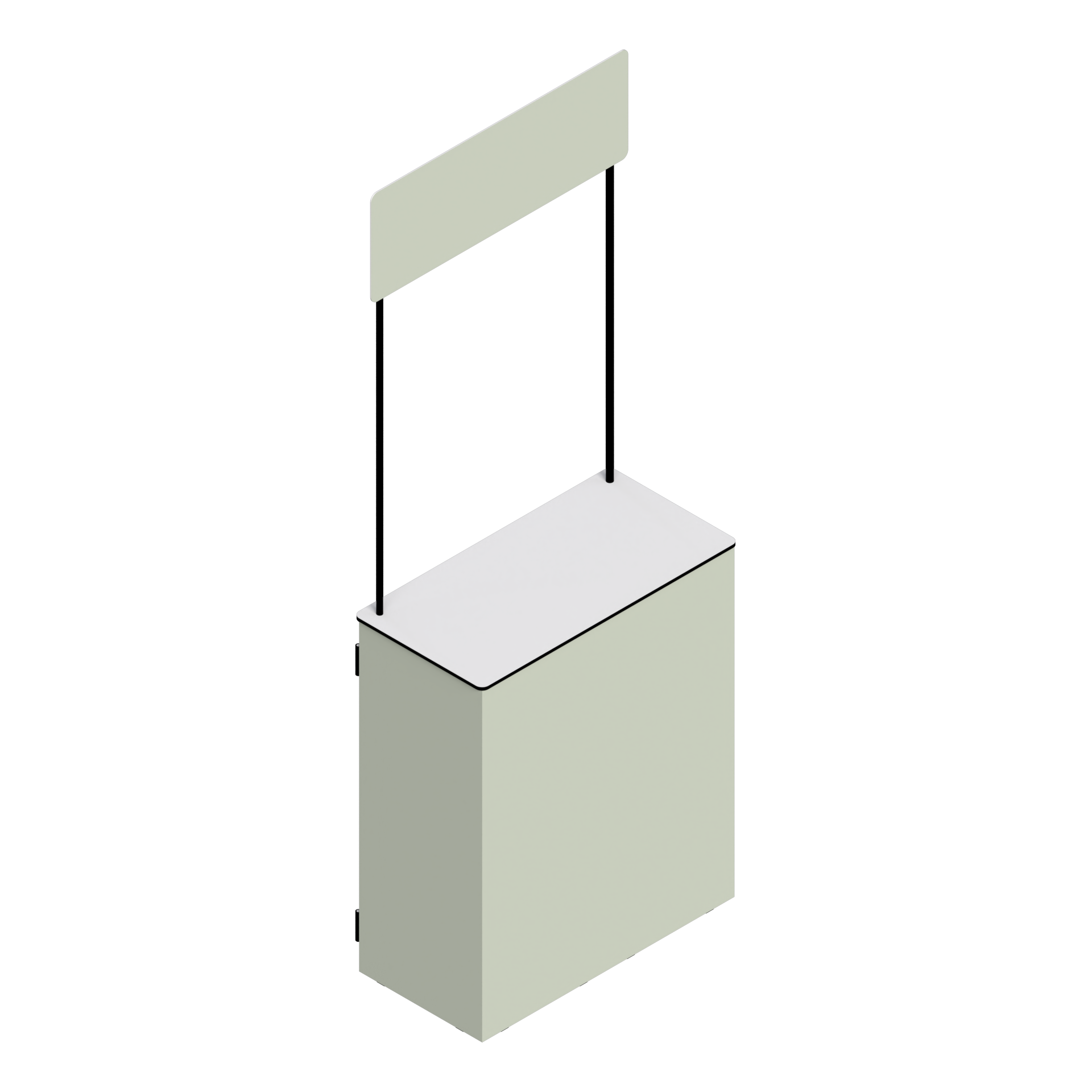 Portable exhibition counter