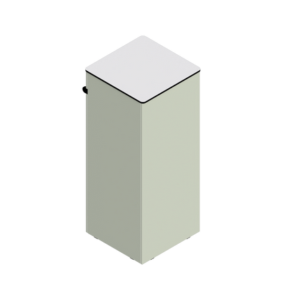 Portable square exhibition plinth